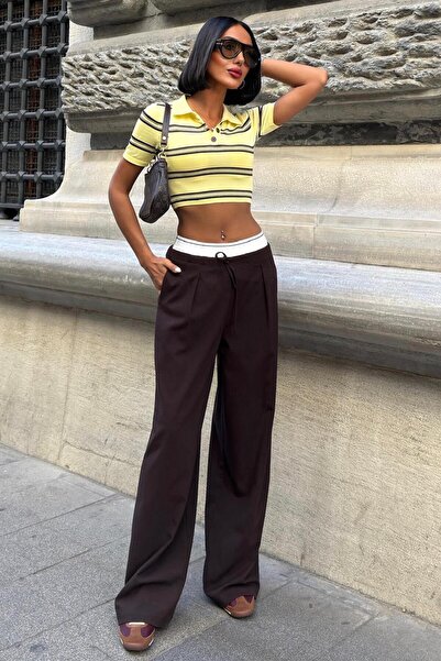 Lijuri Kalhoty s elastickým detailem, pohodlné 0087