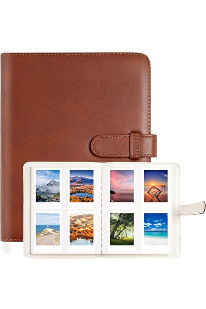 Trendfone İnstax Mini Serisi Uyumlu 256 Fotoğraf Kapasiteli Albüm (9x6 Cm'e Kadar Fotoğraflar İçin)