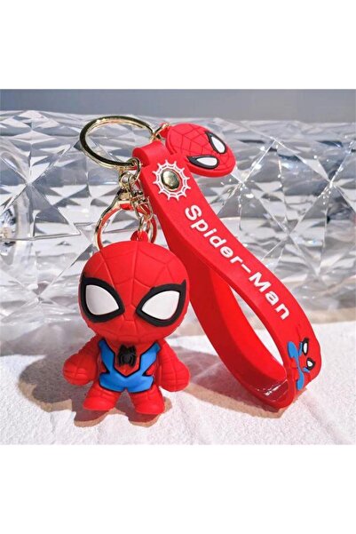 Köstebek Spider-man Stand On Silikon Anahtarlık