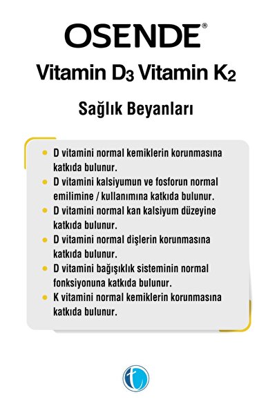 Osende D3K2 Drops 20 ml Vitamin D Vitamin K2 Mk-7