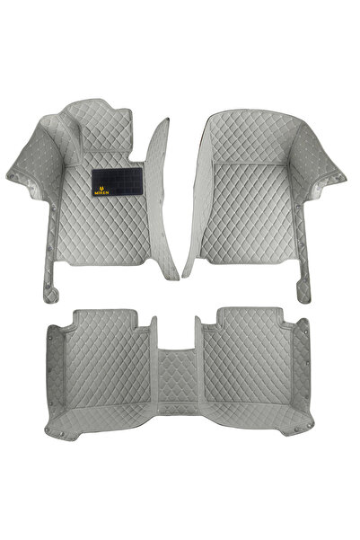 Miren Volkswagen Passat B6 Uyumlu 5d Havuzlu Suni Deri OTO PASPAS (Koyu kahve...