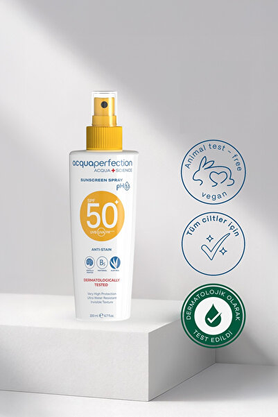 Acqua Perfection ACQUA PERFECTİON GÜNEŞ KORUYUCU SPREY SPF50 200ML UVA UVB KO...