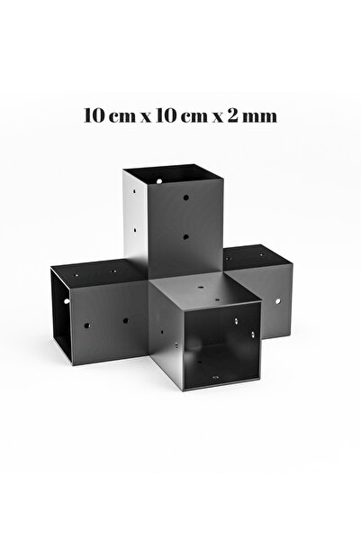 Orb Enerji Çardak Pergole Birleştirme Aparatı 4 kanallı 10x10cm