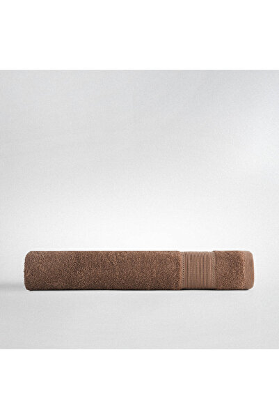 Ecocotton Lida Bath Towel 100% Organic Cotton Hole Work Terra 80X150 cm
