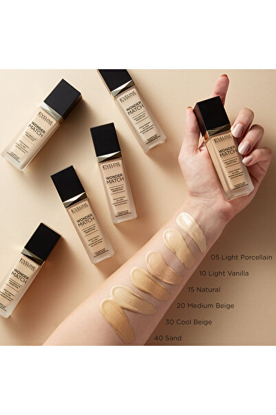 Eveline Cosmetics Eveline Cosmetics Wonder Match foundation, Cool Beige 30, 30 ml