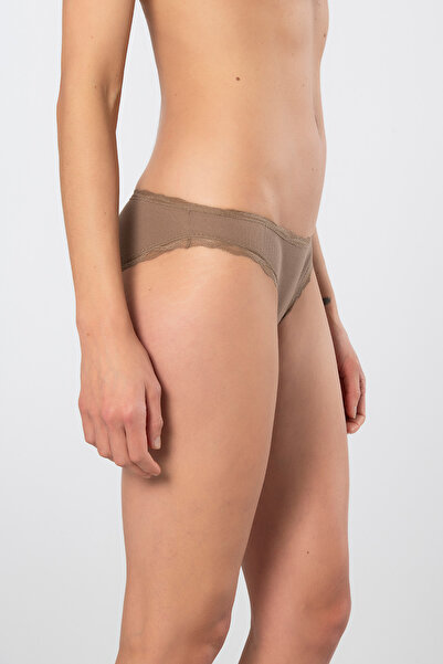 TÜREN 928 Chiloți de bikini din dantelă din lycra pentru femei, pachet de 2