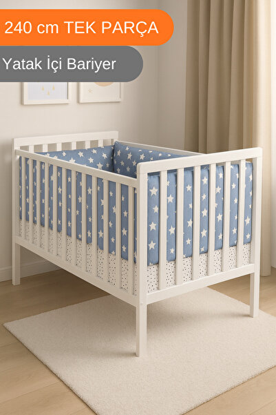 Dizanor Beşik ve Oyun Parkı Yan Koruma Seti (240 cm Uzunluk 4 cm Dolgulu)