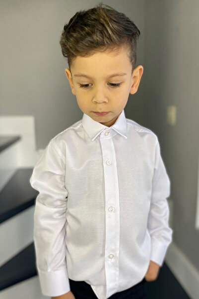 Entel Μακρυμάνικο πουκάμισο Dobby για αγόρια