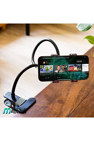 MaffStuff Suport de telefon/tablete, flexibil, metalic, pentru vlog