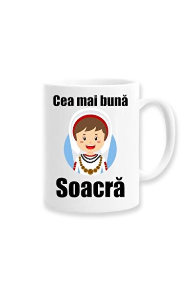 OEM Cana personalizata pentru Soacra cu mesaj 'Cea mai buna Soacra'