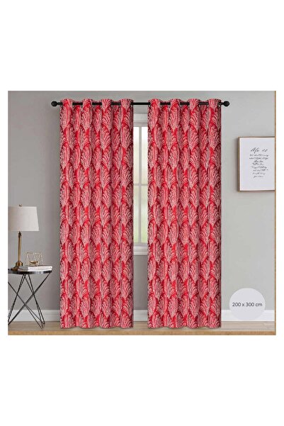 MAPLE LEAF Window Curtain 2pc set 180x260cm