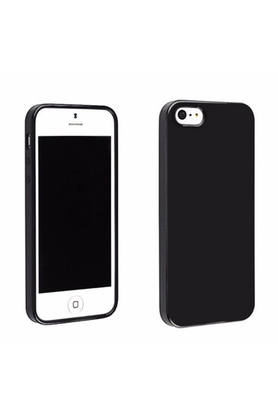 Flippy Carcasă Apple iPhone 5/5S, silicon, neagră, cu tematică de grădinărit