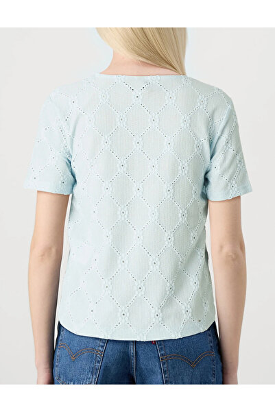 PIECES T-shirt, blue