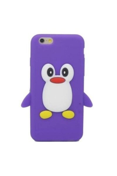 Flippy Carcasă Apple iPhone 5/5S - Model Pinguin Purple