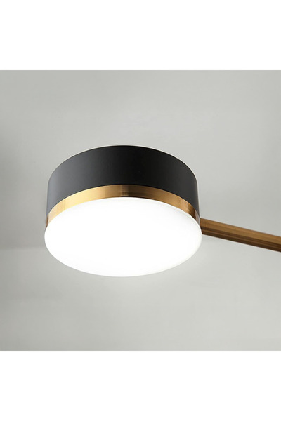 ALC-Shop Πολυέλαιος LED Palius 48W Μαύρος, 4 βραχίονες