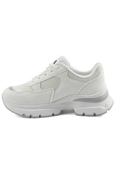 U.S. Polo Assn. Women's White Low-Top Sneakers - Lightweight & Trendy Design for Everyday Wear