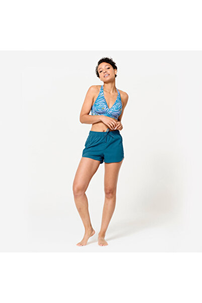 Decathlon Γυναικείο κοντό μαγιό/σορτς - Petrol Blue - TINI