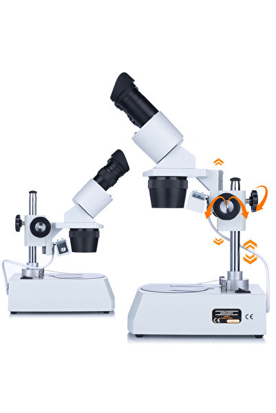 Rosfix Mars S Binocular Microscope MSMS-B-PZPD1 | Zoom 10–20x, LED Illumination
