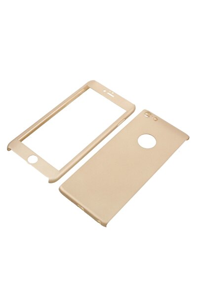 Flippy Apple iPhone 6 Plus/6S Plus Χρυσή θήκη 360 μοιρών με πλήρη κάλυψη + προστατευτική μεμβράνη