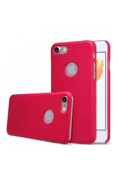 Nillkin Husa Apple iPhone 6/6S Frosted Shield Roșu + Folie de protecție