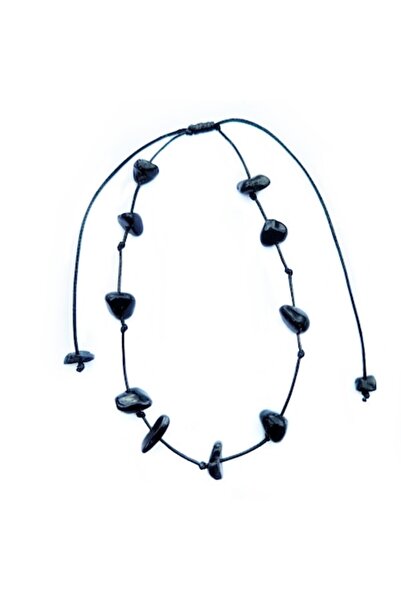 Wild Bracelets Anklet with semi-precious stones, onyx