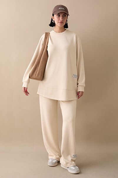 InStyle Set bej cu etichetă detaliată