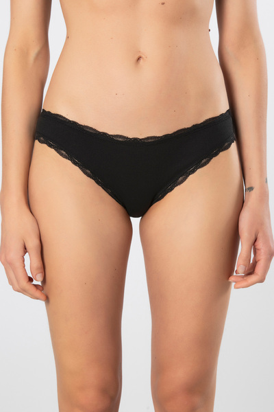 TÜREN 928 Γυναικεία εσώρουχα μπικίνι με δαντέλα από λύκρα, συσκευασία 2 τεμαχίων