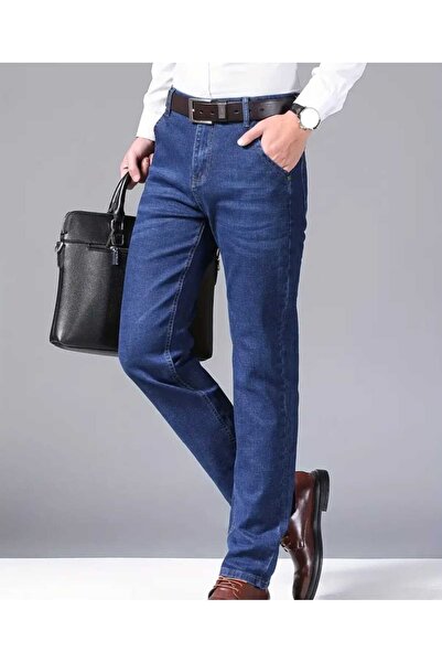 KING SEZAR Blugi elastici din Lycra pentru bărbați Pantaloni de blugi pentru ...