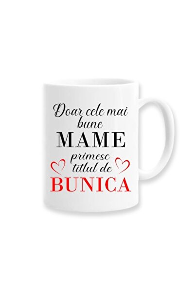 OEM Personalized Mug for Grandma with Message 'Only the Best Moms Become Grandmas', Betaprint, 330ml, Wh