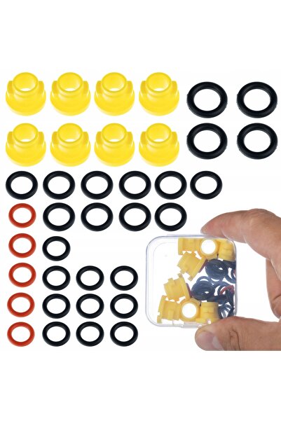 Rosfix Set 37 Garnituri O-Ring | Compatibil cu aparat de spălat Kärcher K2–K7