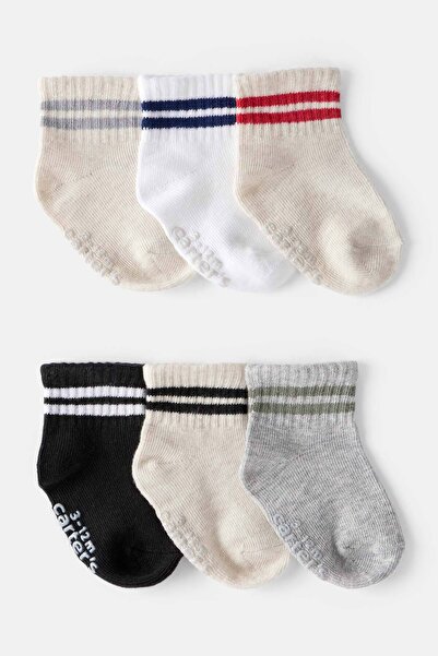 Carter's Baby Boy Patterned 6-Piece Socks