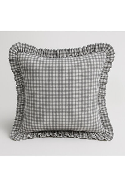 Belomia Home Collection Κάλυμμα μαξιλαριού με βολάν με διπλό σχέδιο πουέτικαρ...