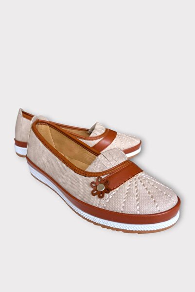 Liger Γυναικεία Ορθοπεδικά Παπούτσια Μπαλαρίνας Ελαφριά Αντιολισθητική Σόλα ΜΠΕΖ