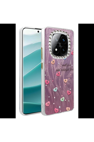 Joy Tekno Xiaomi Redmi Note 14 Pro 4G Kılıf Blade Aynalı Desenli Kapak