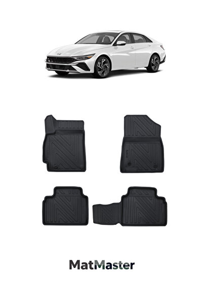 MatMaster Hyundai Elantra 2021 Model 5D Ekstra Havuzlu Paspas