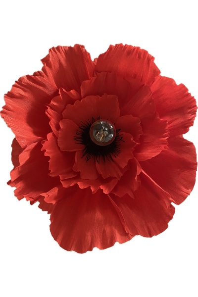 EVORA LUXE Kırmızı Gelincik Formlu Avize