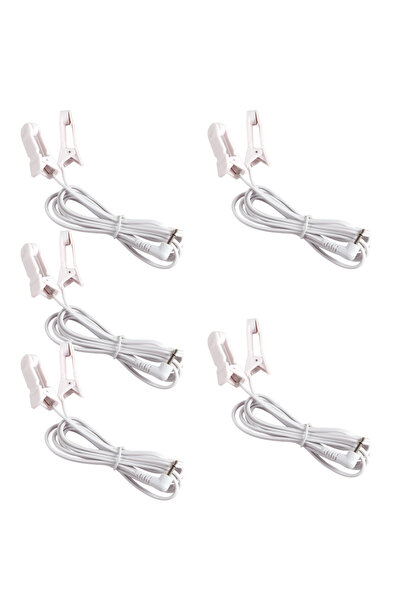 Choice1 Ear Clips 5pcs 2.5mm Ear Clips Connection Cables Conductive Standard ...