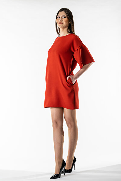 Antonia M Rochie mini cu maneci medii