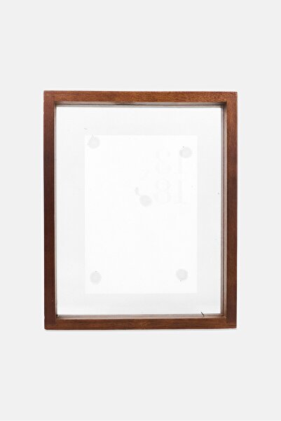 Muy Mucho Wooden Photo Frame, Brown