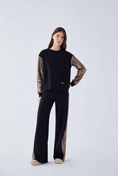 IDYL Leopard Printed Tracksuit Set