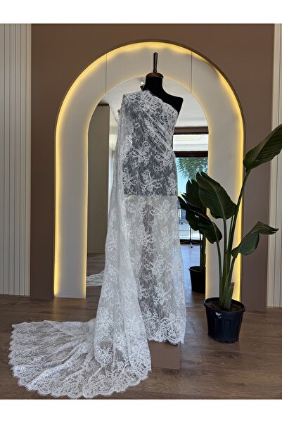 MELİKAY Fransız lace gelinlik lez dantel tül kumaş