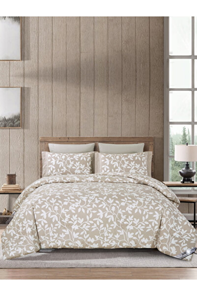 Donetella 6-Piece Comforter Set - King Size 260x240cm, Printed, All Season, Microfiber, 350 GSM Filling.