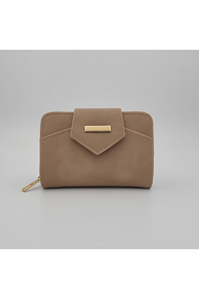 UCCELLO Leather Look Women's Wallet with Zipper Closure, Multiple Compartments for Cards and Money Compartment