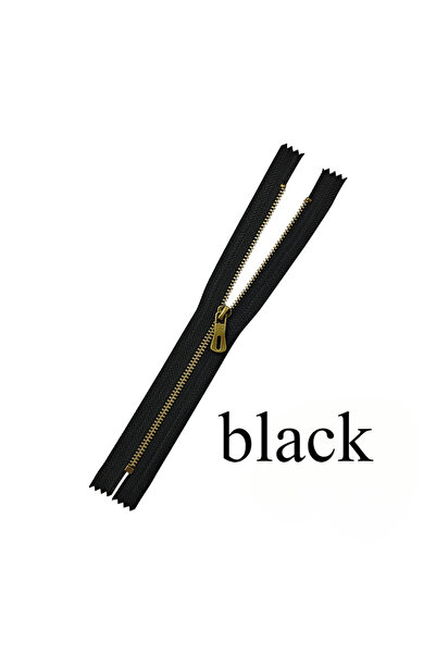 Choice14 5# black 30cm 5pcs 5 # metal short zipper suitable for clothing bags...