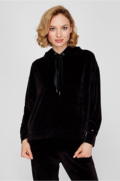 Tommy Hilfiger Women's Relaxed Velvet Hoodie