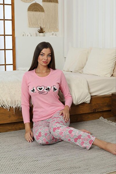 FORVENS Γυναικείο Σετ Πιτζάμες με κοντομάνικο ύφασμα μονόχρωμο