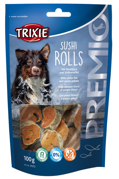 Trixie Recompense Pentru Caini, Premio, Rulouri De Sushi, 100 g, 31573