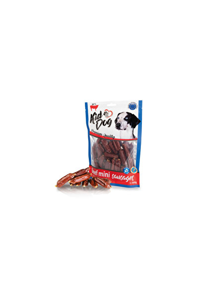 KIDDOG Recompense Pentru Caini, Mini Carnati De Vita, 250 g, A04727