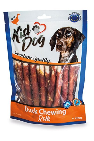 KIDDOG Recompense Pentru Caini, Rulouri Cu Rata, 250 g, A04622