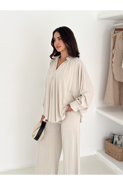 fiolin Εξαιρετικά απαλό μονόχρωμο σετ δύο τεμαχίων με μαλακή υφή